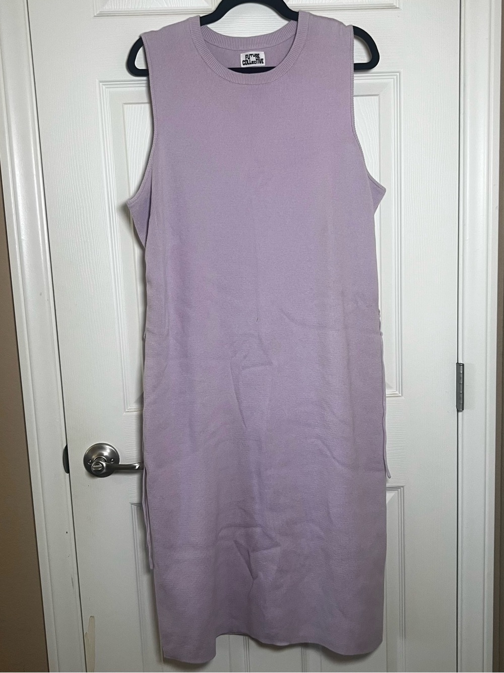 Future Collective Lavender Sleeveless Midi Dress